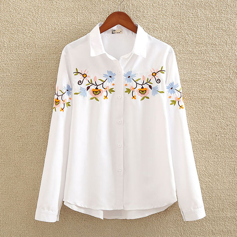 Women's Simple Casual Street Long Sleeve Button Shirt 2023 Spring
